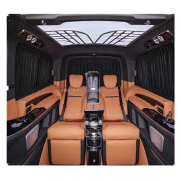 High-end Luxurious Tianjun Modified Car Seats with Massage, Screen, and Table for Commercial Vehicles like Vito 260