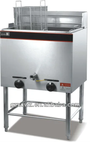 Deep Fryer with stainless steel filter&glass cover Cast Iron