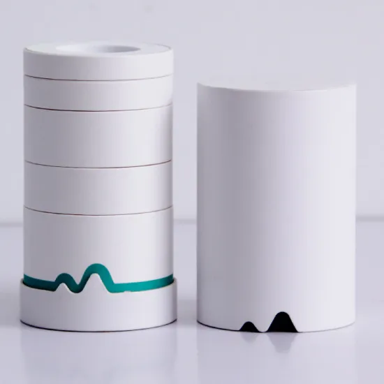 Divided product packaging circular paper box