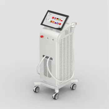 CE Approved Home Portable Diode Laser Hair Removal with 755, 808, 1064 nm Wavelengths, Air & TEC Cooling, German Sapphire, Multi-Language