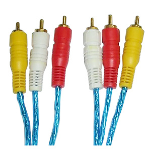 Transparent RCA Cable