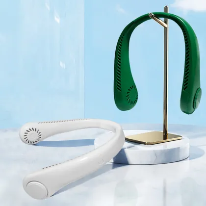 Wholesale Personal Neck Rechargeable USB Cold Fan - Hands-Free Portable Neck Fan Air Conditioner