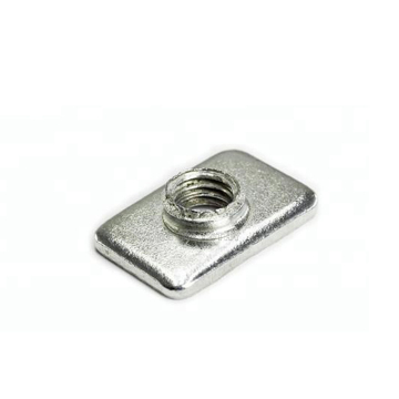 M3 M5 Tuertas de tee chapada en zinc para perfiles de aluminio en V-lot
