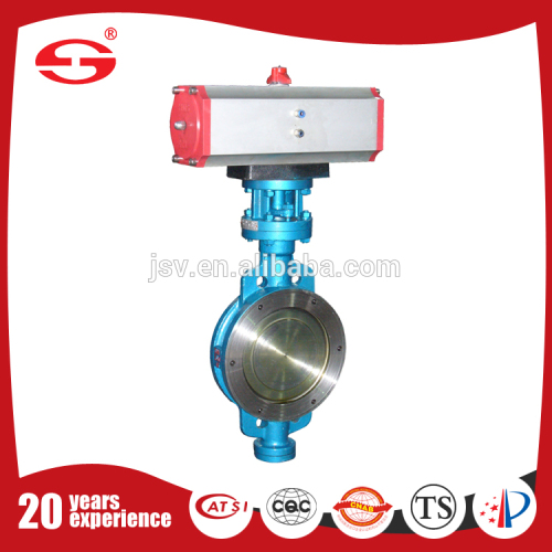 Pneumatic Actuated Triple Eccentric Butterfly Valve with Wafer Connection