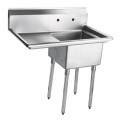 Stainless Steel Compartment Sink With Drainboard