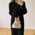 Übergroße Pullover Pullover Kleider mit Kapuze