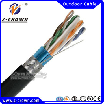 Cat6 0.56MM Copper/CCA SFTP Outdoor Cable From China Factory