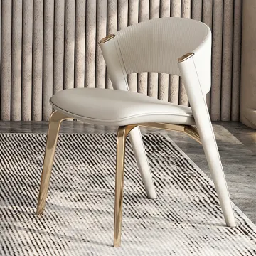 Dining Chair With Steel Frame