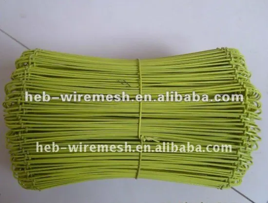 PVC Coated Double Loop Rebar Tie Wire (FACTORY)