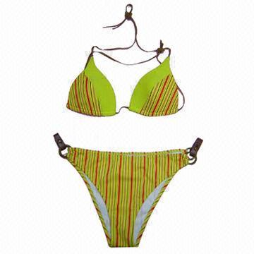 Bikini set/swimwear/swimsuit, various printings and embroidery are available