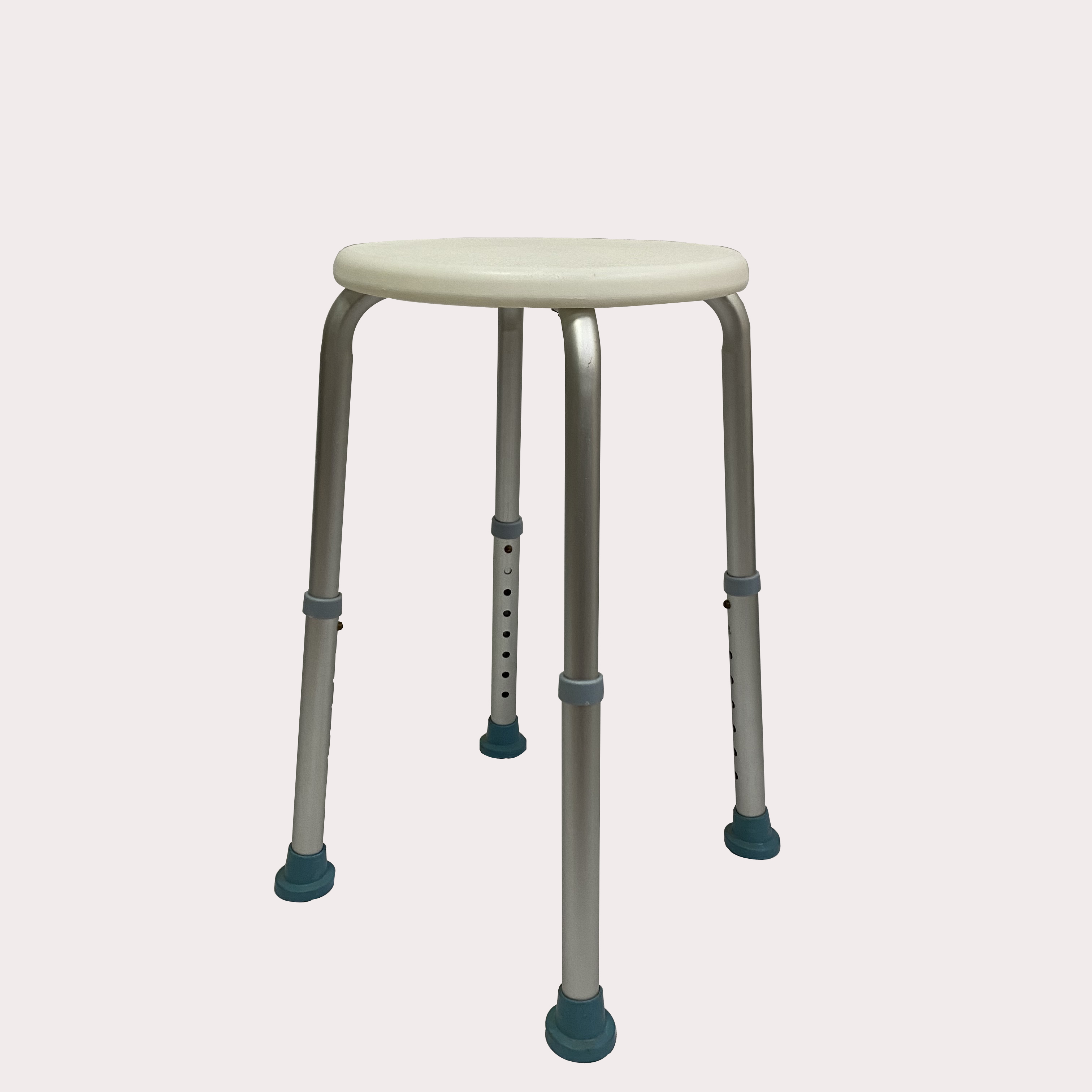 Tool-Free Assembly Adjustable Shower Stool Tub Chair and Bathtub Seat Bench with Anti-Slip Rubber Tips for Safety and Stability