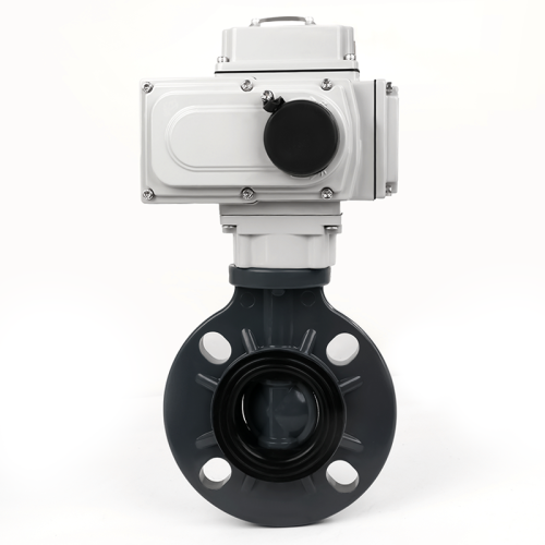 Válvula borboleta de controle elétrico para uso industrial