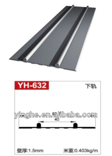 anodizing aluminium profile sliding door tracks