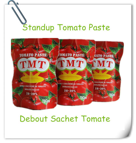 Standup çantası domates salçası