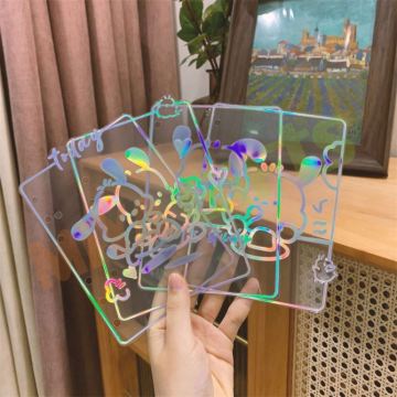 Rainbow Holographic Glitter Planner Tab Dividers for Ring Binders