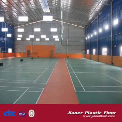 sports surface PVC flooring for badminton special floor