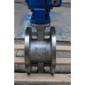 Turbine hard seal stainless steel butterfly valve