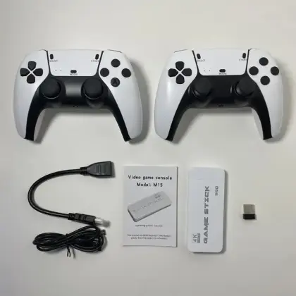 M15 Game Console: 4K Player, Wireless Controller, 64GB Retro Handheld Console