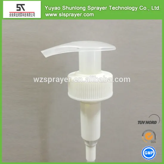 Aluminum And Plastic Screw Lotion Pump for hand soap