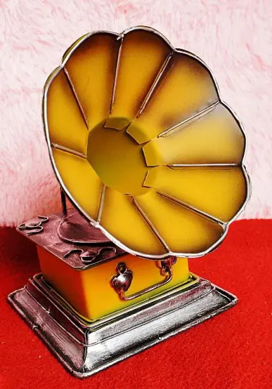 Antique Metal Phonograph