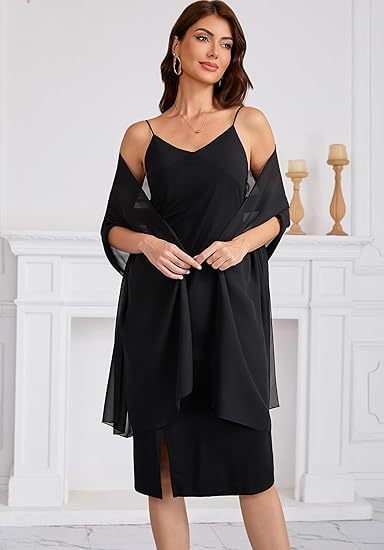 Women's Shawls and Wraps for Evening Dress Chiffon Shawl Soft Elegant Silky Pashmina Wedding Bridal Scarf