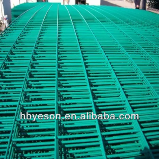 4ftx8ft welded mesh sheet/railway station security fence/reinforced fence netting 4"x4"