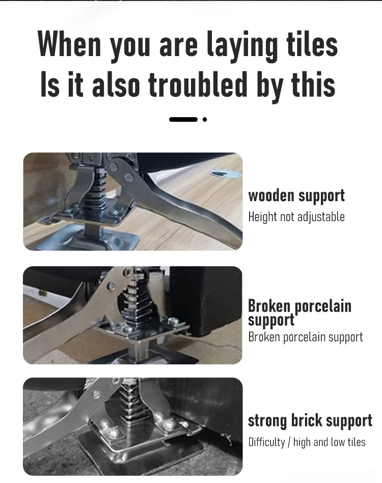 Tile height adjuster Foot lifter Auxiliary tools