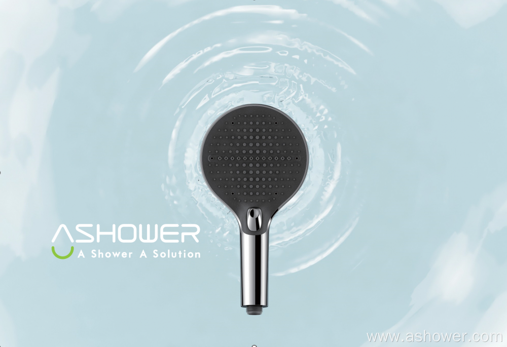 ABS Three Functions Chrome Shower Head For Bathroom