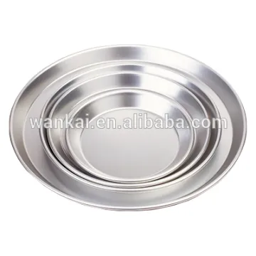 Shallow aluminum nonstick Pizza fry pan for pancake