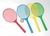 Toy tennis racket with foam ball