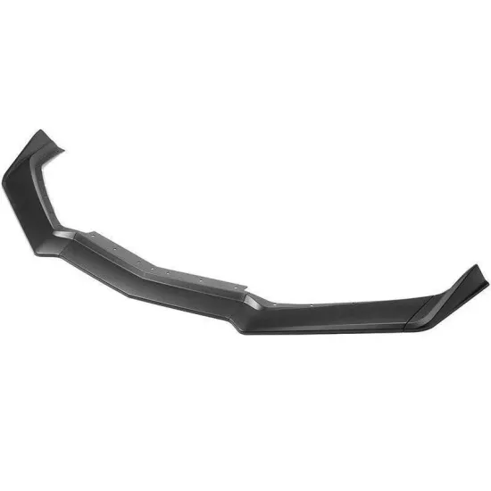20-22 Chevrolet Corvette C8 Front Spoiler: Five-Segment Modified Carbon Fiber Lip for Small Bumper
