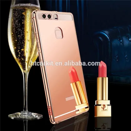 Metal mirror mobile phone case For Huawei P9