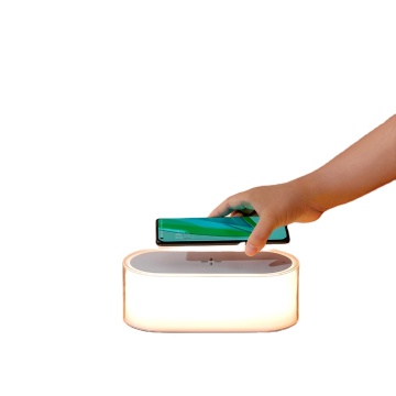 3-in-1 Fast Wireless Charging LED Lamp with RGB Nightlight Mobile Phone Charger