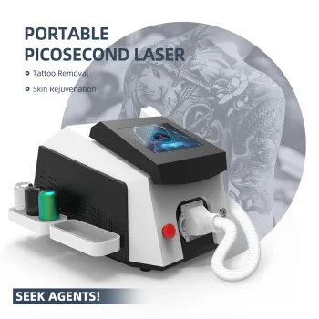 Picosecond Laser Hair Removal and Tattoo Machine: ND:YAG Q-Switched Mini Laser for Home Use