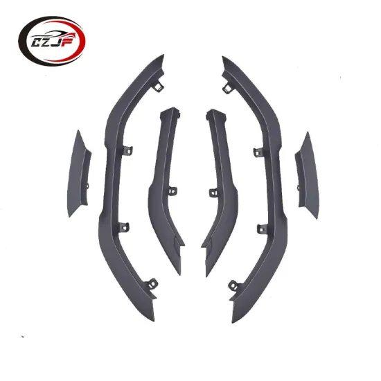 Durable New Wheel Eyebrow for 2024 Toyota Prado LC250 - White/Gray/Black/Silver ABS