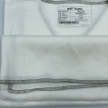 White Color 87% Tencel 13% Linen Mixed Fabric