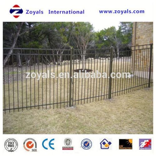 temperary aluminum ornamental fence manufacturer with ISO 9001