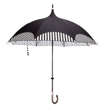 Ladies Black Pagoda Umbrella