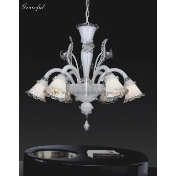 Pearl white contracted glass pendant lighting(81017-8)