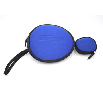 Best quality oval eva hard inside pocket earbuds case with zipper