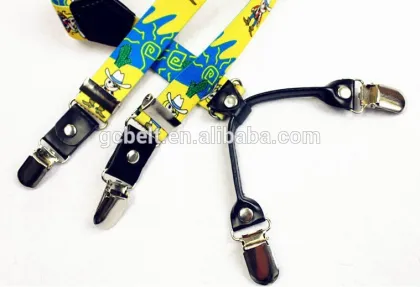 Kids Fancy printing braces suspenders