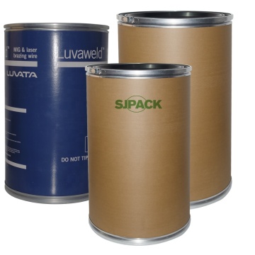 Customized Logo 207L 55 Gallon Brown Packaging Fiber Barrel