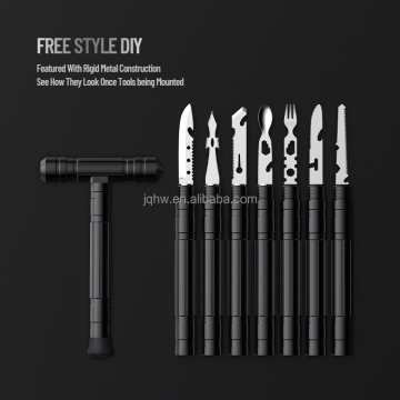Multifunctional Folding Mountaineering Stick for Outdoor Camping Trekking