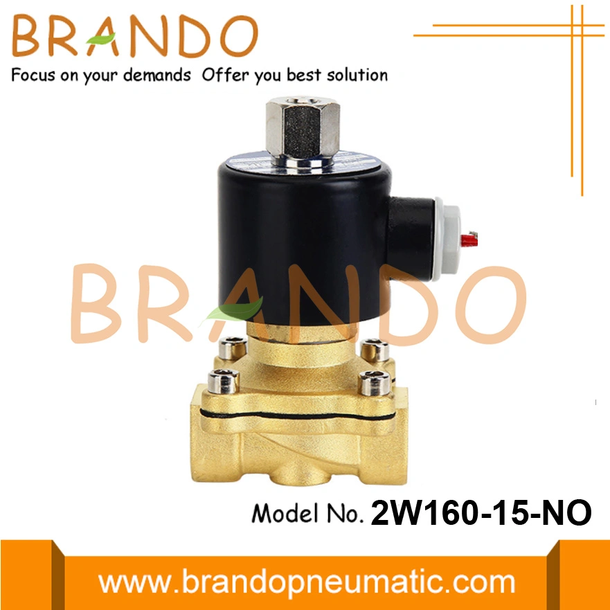 1/2 AC 220V Electric Solenoid Valve Pneumatic Valve for Water Oil Air NC 2W-160-15 1/2 AC 220V Electric Solenoid Valve Pneumatic Valve for Water Oil Air NC 2W-160-15