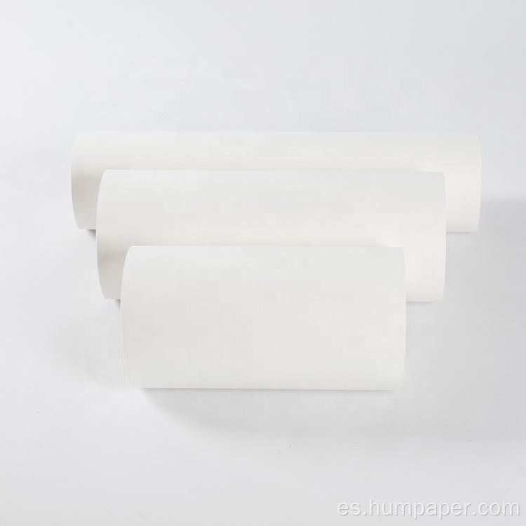 Rollo de papel de transferencia de sublimación pegajosa de 100 g para tela