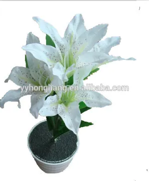 plastic lily flower