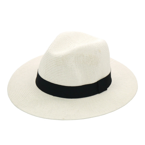 Wholesale Summer Panama Hats For Women Fashion Colorful Jazz Beach Hat Cooling Ladies Summer Straw Hat S1068