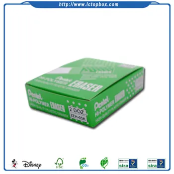 Stationery Eraser color display box