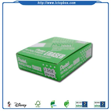 Stationery Eraser color display box