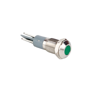 سعر المصنع 8mm 120V مصباح تجريبي للإشارة المعدنية المقاوم للماء
